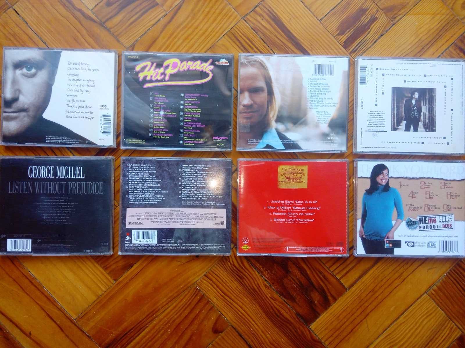 Conjunto de 8 discos cds