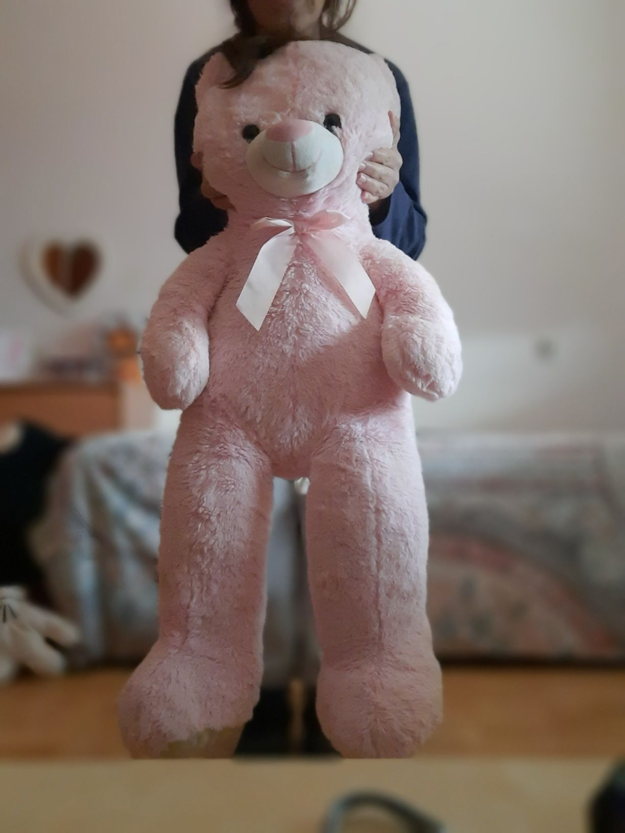 Peluche urso rosa