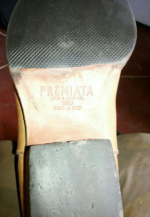 Кожаные мужские казаки PREMIATA италия премиата челси ботинки черевики