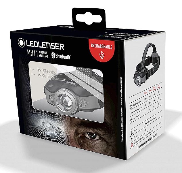 Latarka czołowa LEDLENSER MH11 Bluetooth czarna