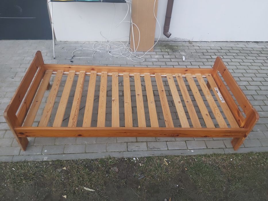 Sz-n dostawa gratis ŁÓŻKO łóżka drewniane sosnowe  + materac