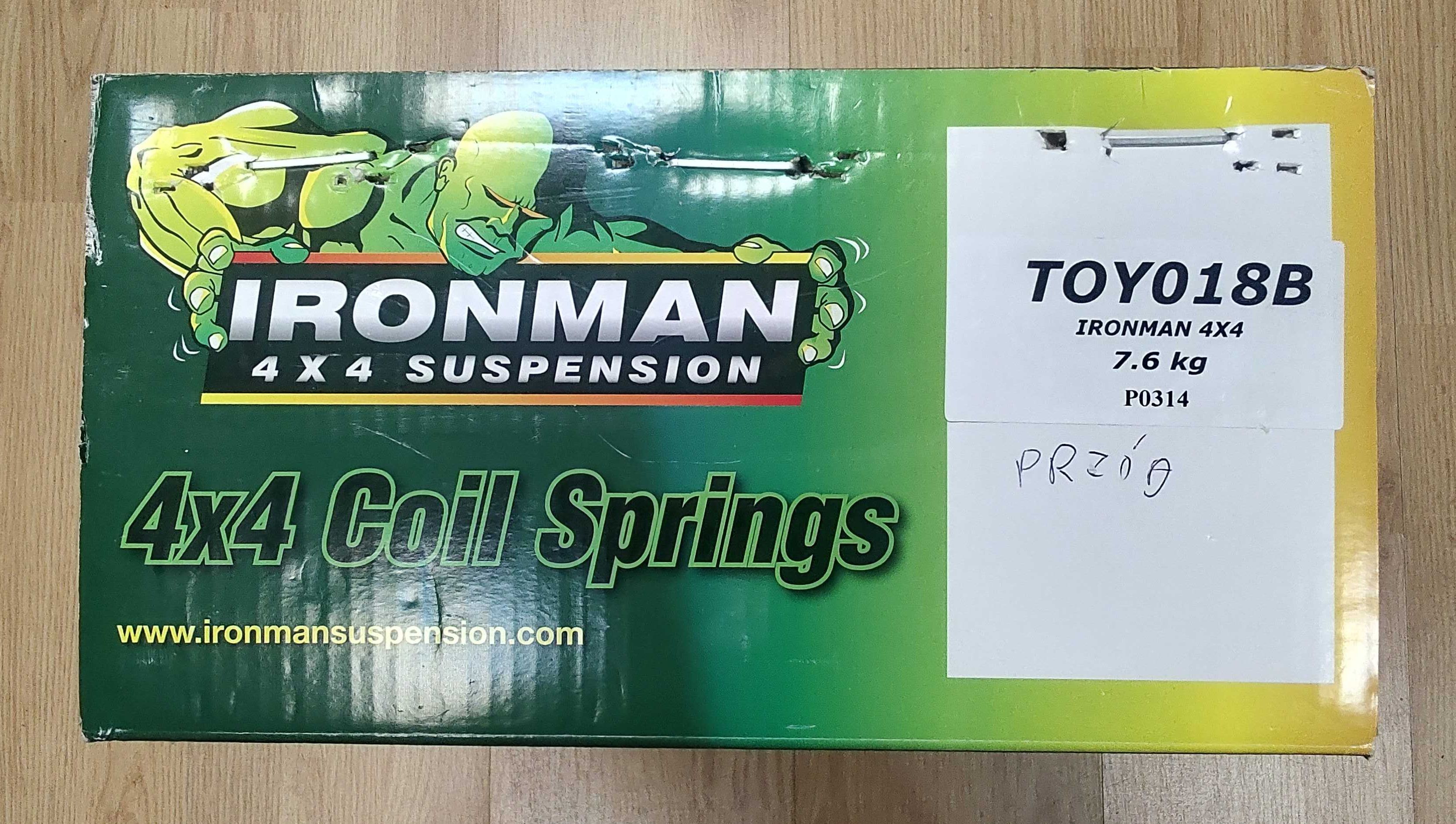 Ironman 4x4 TOY018B + TOY019B 4 wzmocnione sprężyn +2" +50-150kg LJ70