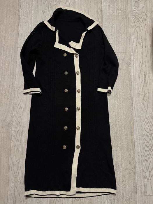 Трикотажна  чорна сукня 50розмір