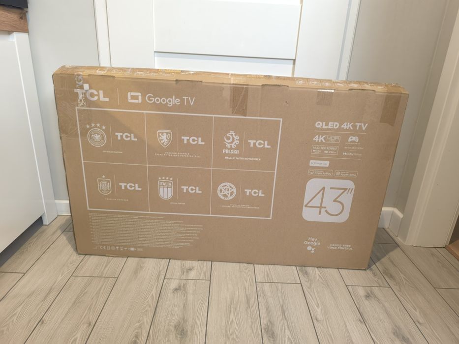 Nowy TV QLED 43 cale TCL 43T7B GoogleTV 4K