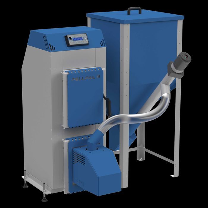 Kocioł c.o. na pellet 8kW PellPal Dotacja 5 klasa Ekodesign