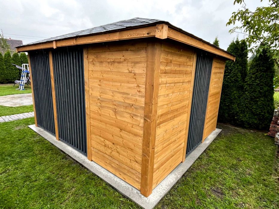 Altana ogrodowa 3m x 4m Altanka drewniana nowoczesna Domek - PRODUCENT