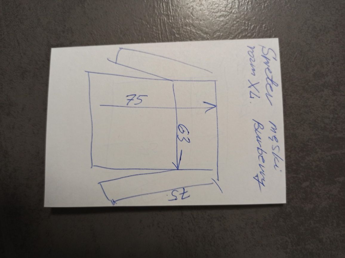 Sweter męski rozmiar XXL