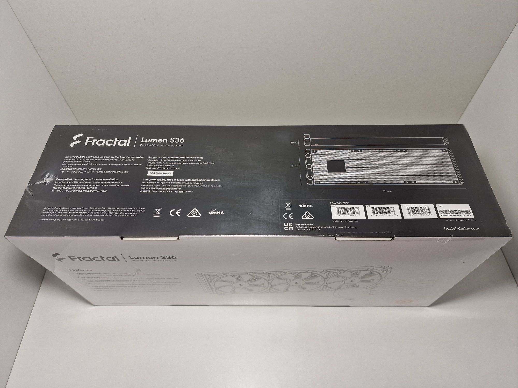 Fractal Design Lumen S36 3x120 mm. Chłodzenie wodne do procesora