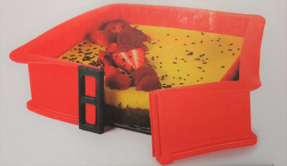 Forma desmontável Quadrada c/base vidro