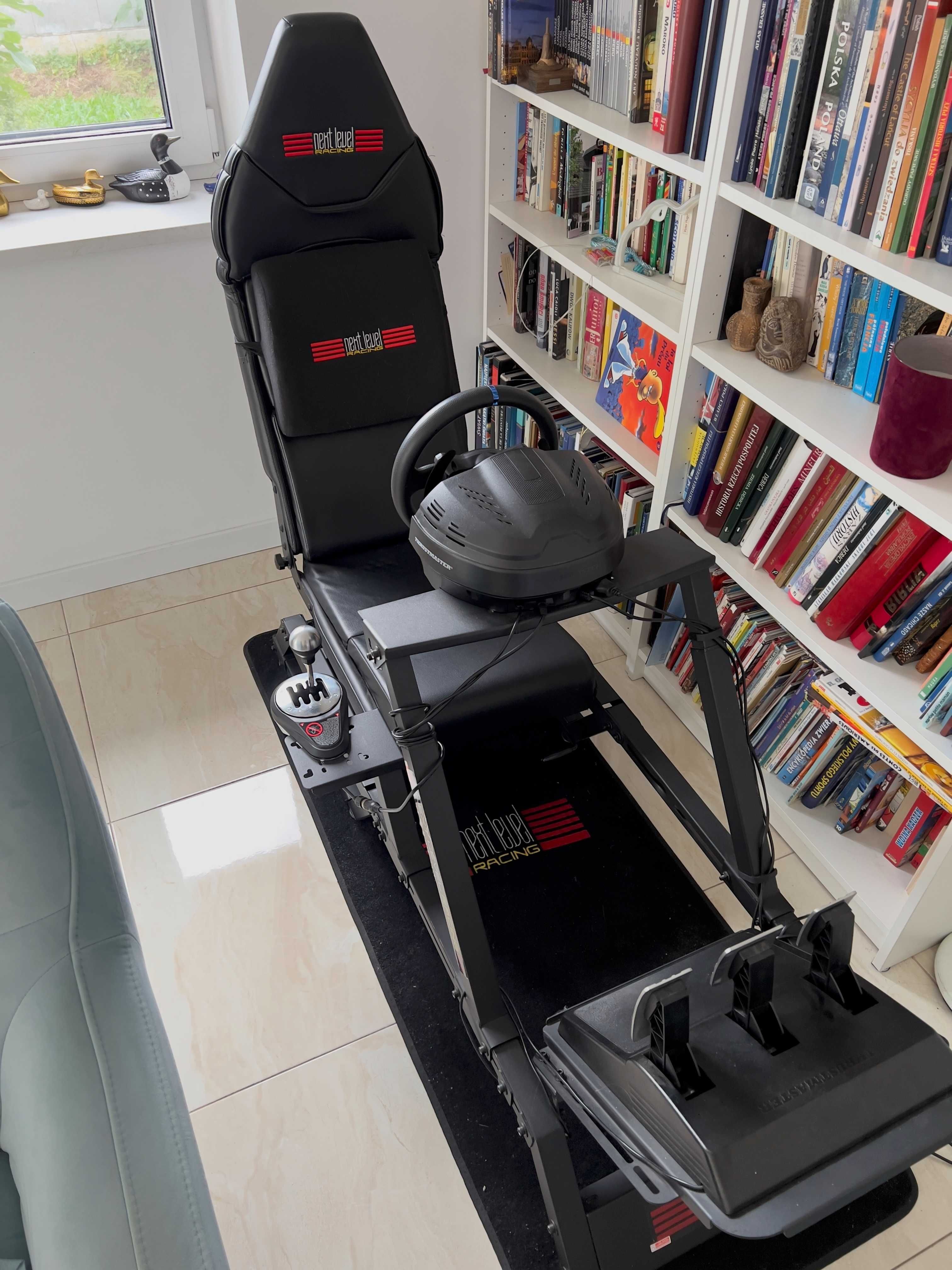 Fotel Next Level Racing F-GT Kierownica Thrustmaster T300 RS GT i TH8A