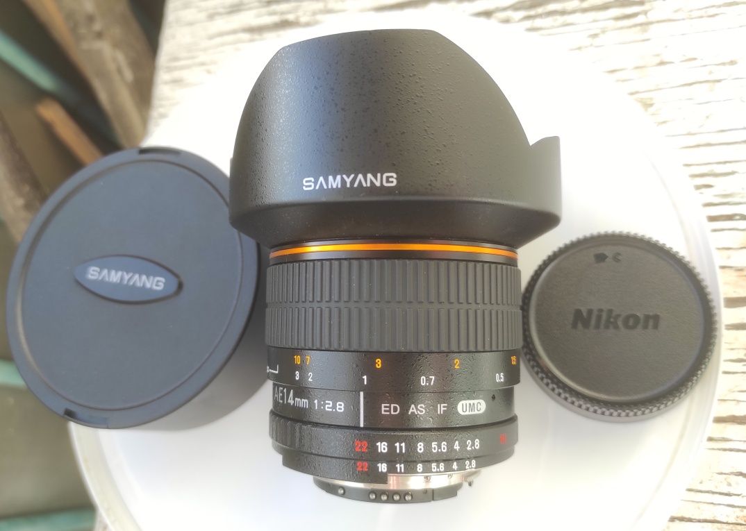 Samyang 14mm f/2.8 ED AS IF UMC AE Nikon F з чіпом