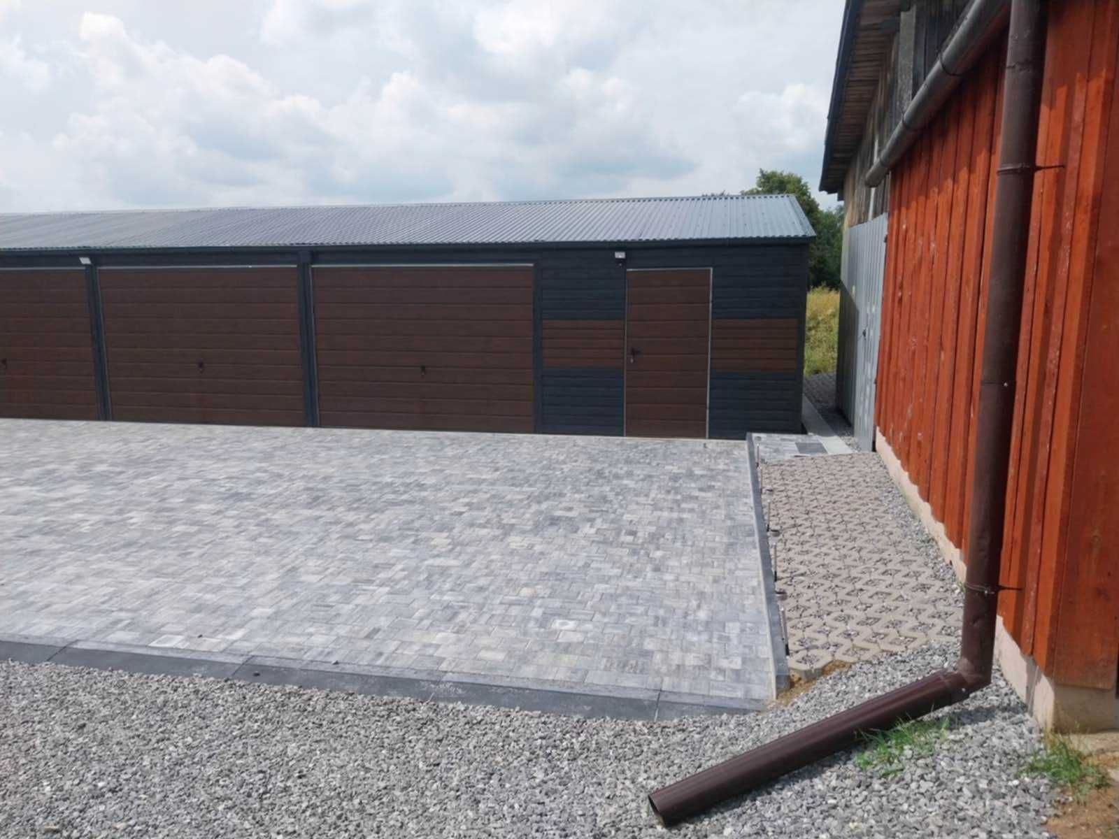 Garaż blaszany 18x6 WZMOCNIONY PROFILAMI .  Producent. Cała Polska