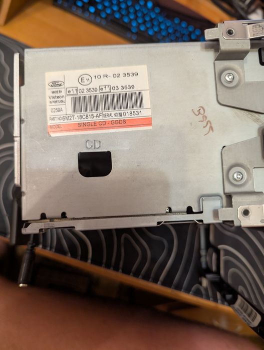 Магнітола ford s-max cd6000 + вмонтований bt модуль