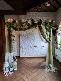 Dekoracje ślubne , kwiatowa, bukiet, girlanda, weselne