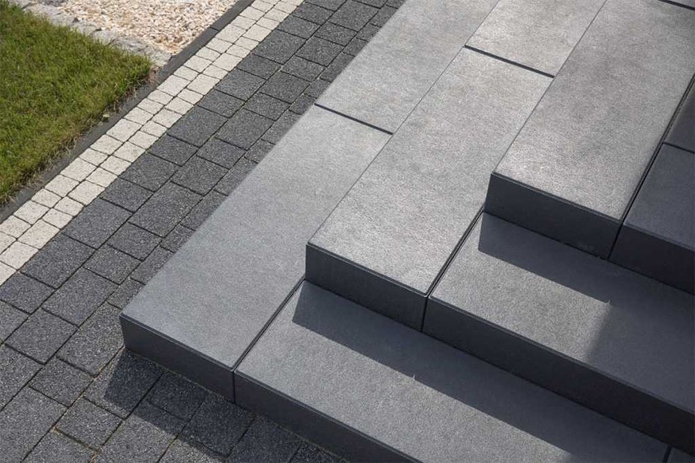 Stopnie blokowe 100x35x15cm stopnica brukowa biały kremowo beżowy