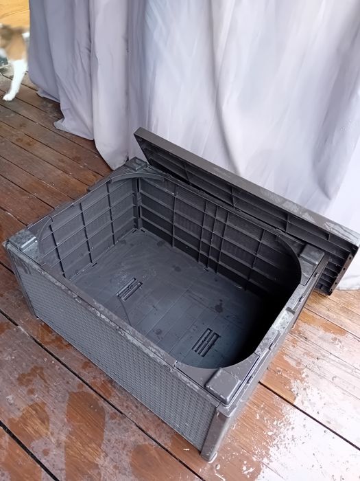 Skrzynia ogrodowa,stolik