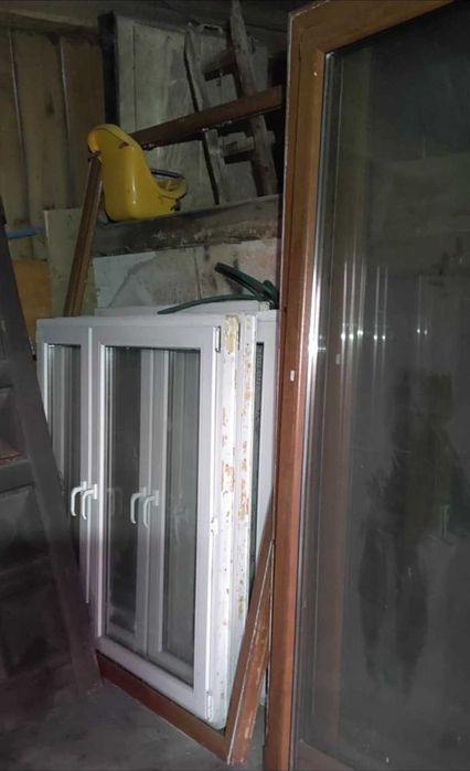 Okna i drzwi PCV Złoty Dąb i Białe – różne wymiary, dwuszybowe