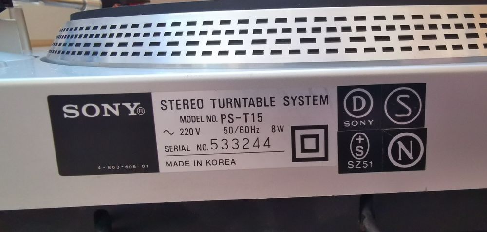 Gramofon Sony PS-T15 Sprawny, Solidny Sprzęt dla Miłośników Winyli