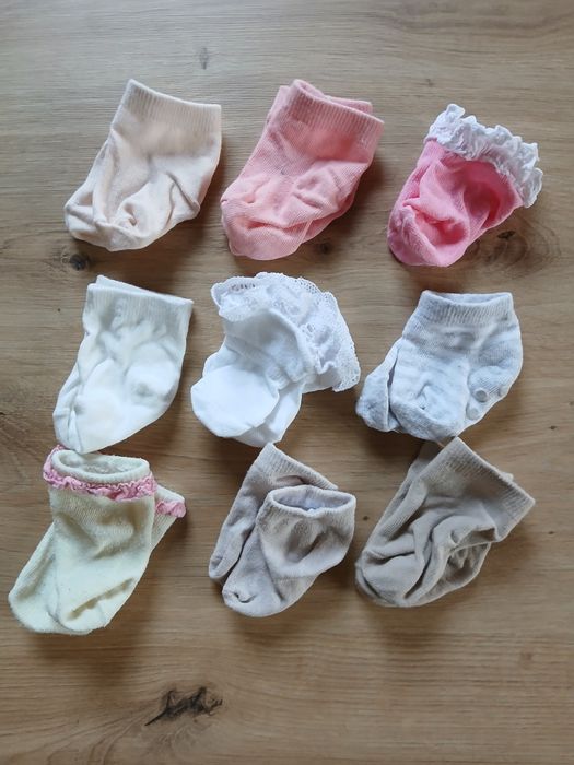 Skarpetki niemowlęce zestaw dla dziewczynki