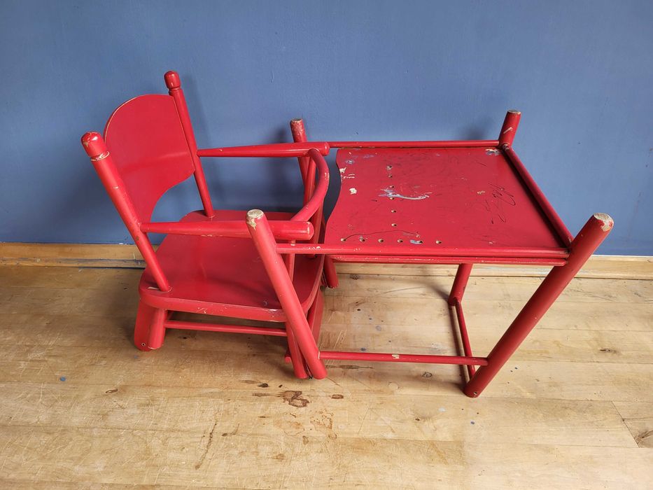 Krzesełko do karmienia z czasów PRL - 50,-