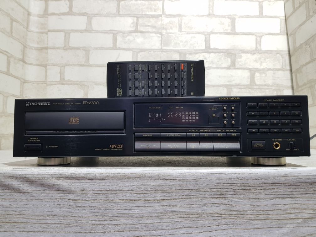 Пульт! CD програвач PIONEER PD-6700, 1-біт. ЦАПу PD2026A, Б/у