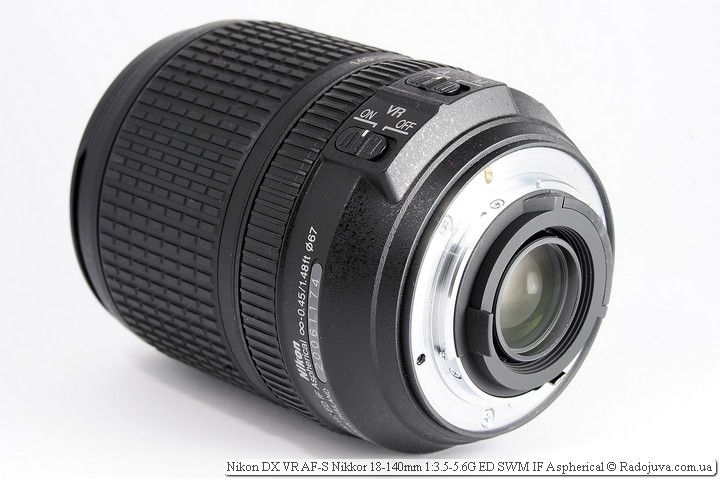 Nikon DX VR AF-S Nikkor 18-140mm 1:3.5-5.6G ED SWM IF Aspherical