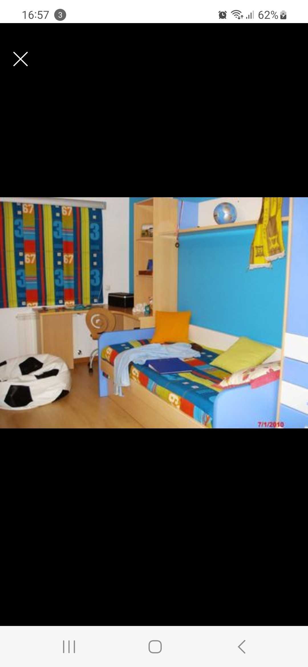 Quarto completo com 2 camas