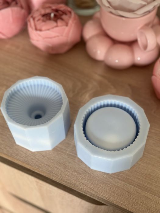 Силіконова форма для гіпсового кашпо