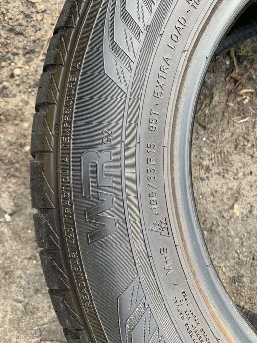 Зимова шина(резина) 195/65 R15 “NOKIAN” WR G2 - 1шт.