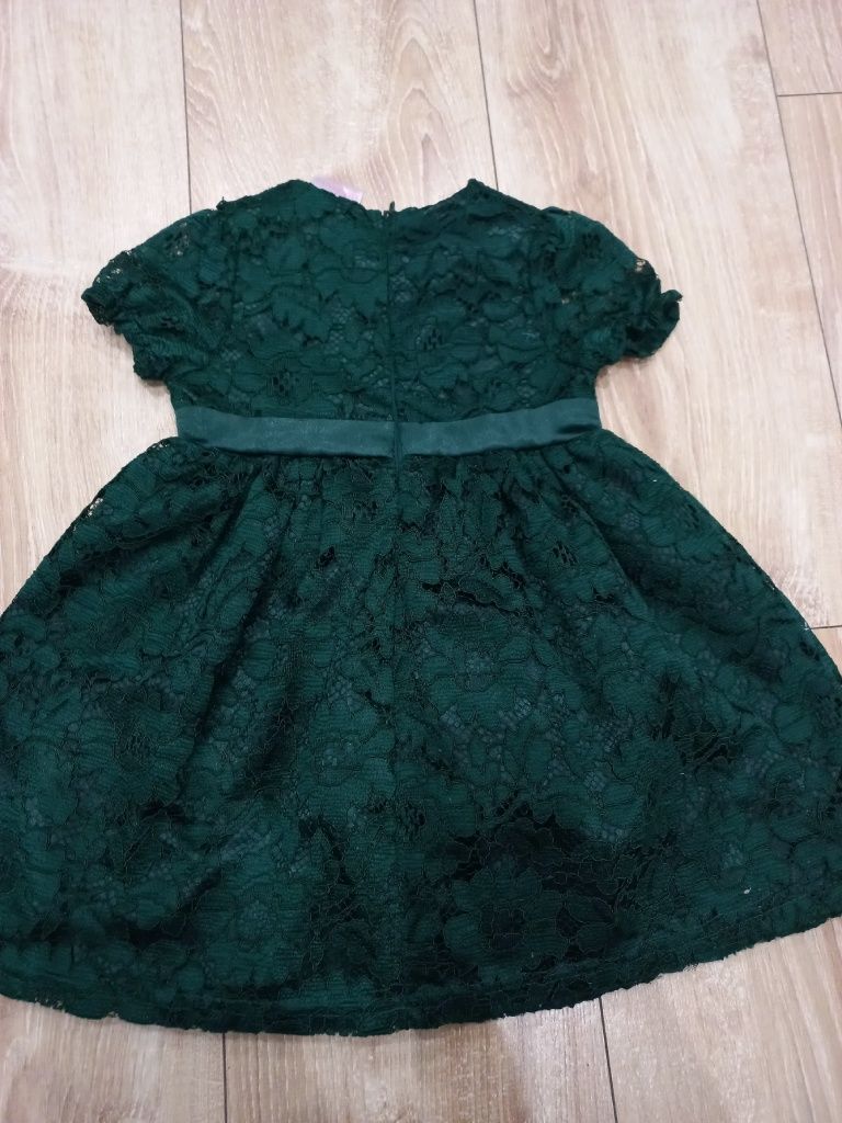 Sukienka zielona 98cm