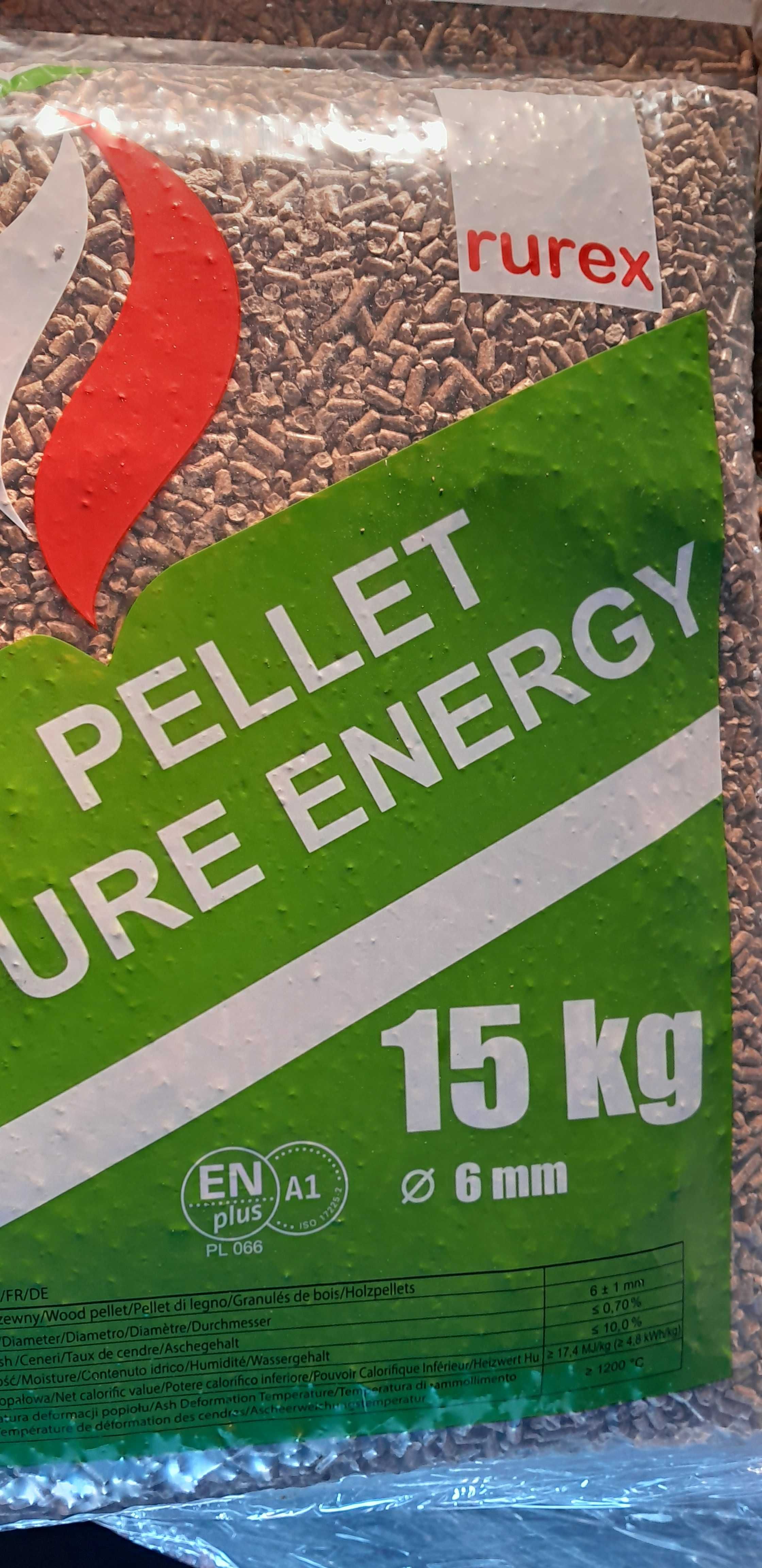 Pellet RUREX A1 ENplus Pure Energy