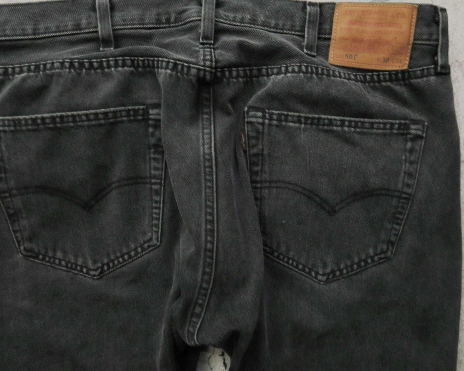 Levi's 501 spodnie jeansowe jeansy 38/36