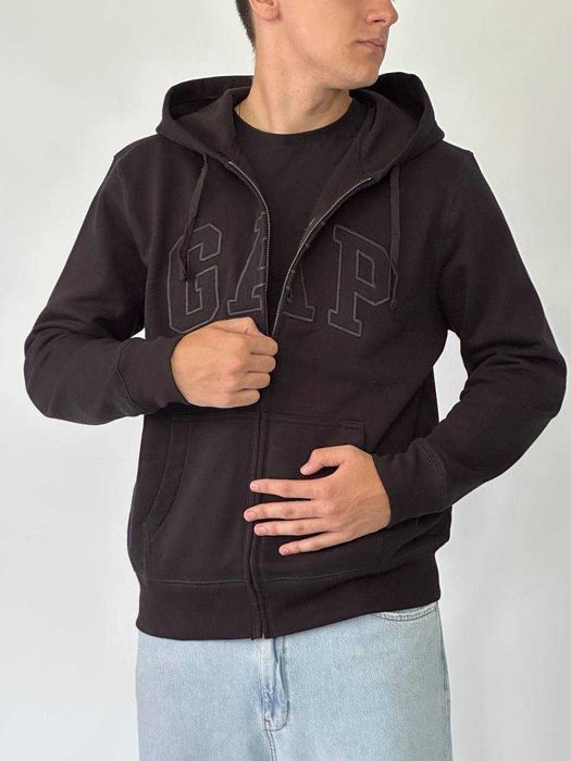Зіп-худі GAP LOGO ZIP fleece hoodie