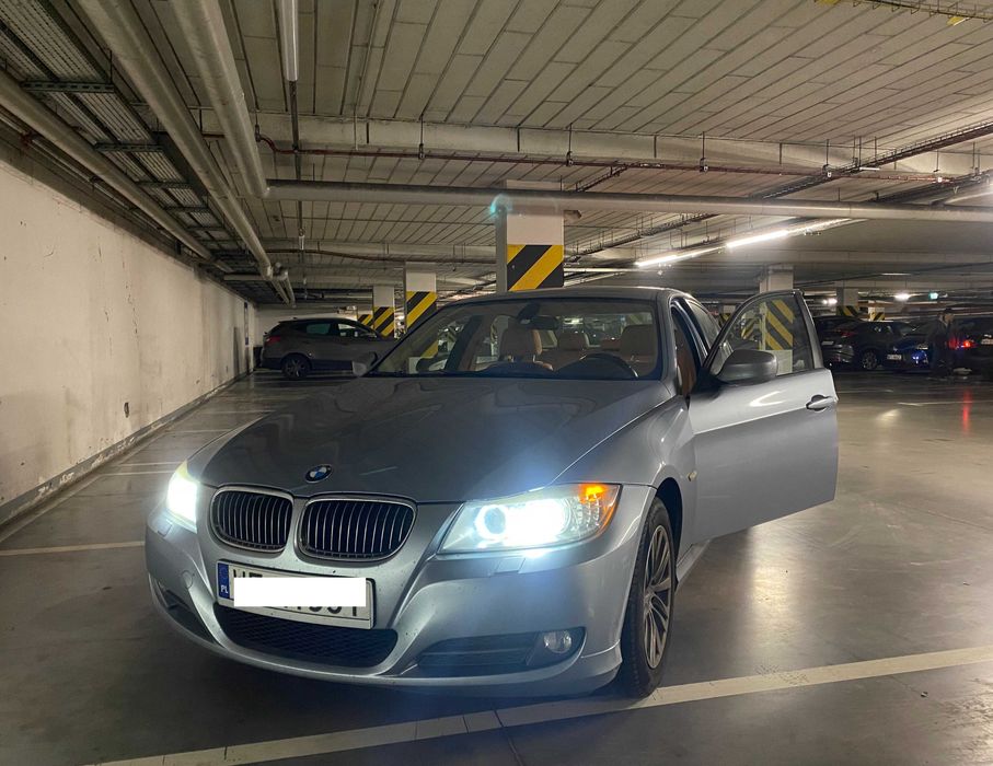 BMW 316i 1,6 Benzyna, beżowa skóra, doinwestowane, 2009r.