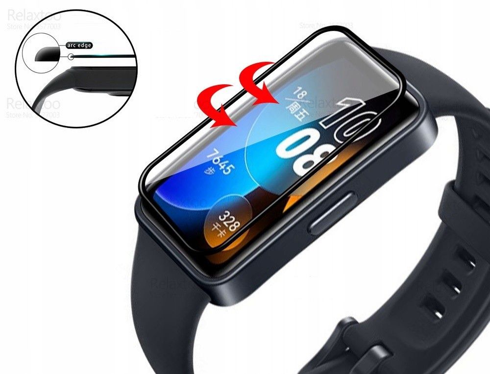 Szkło Hybrydowe Ochronne 7H / 3D do Huawei Band 8