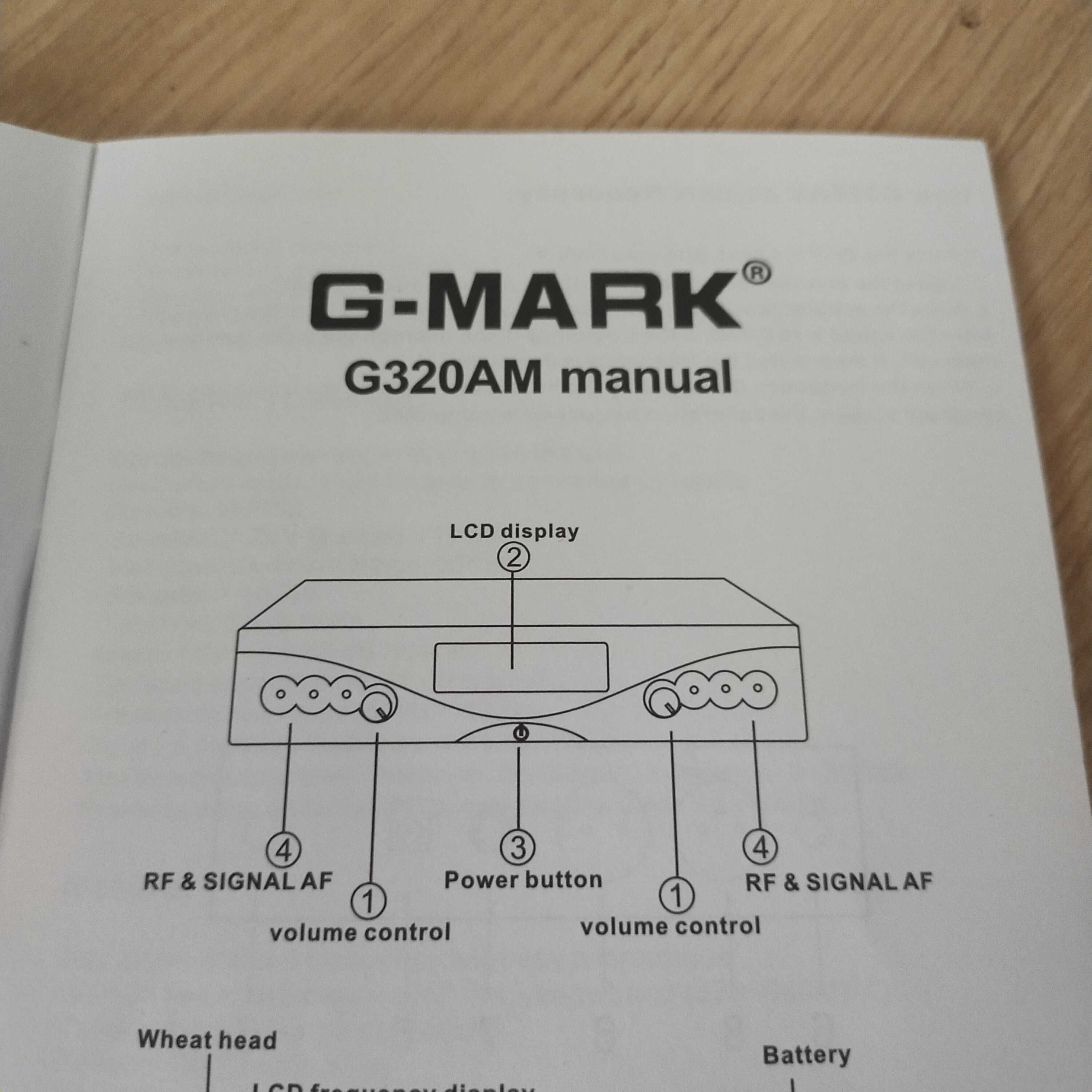 G-Mark G320AM manual