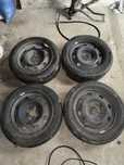 Felgi stalowe 4x108 r16 z oponami hankook 205/55