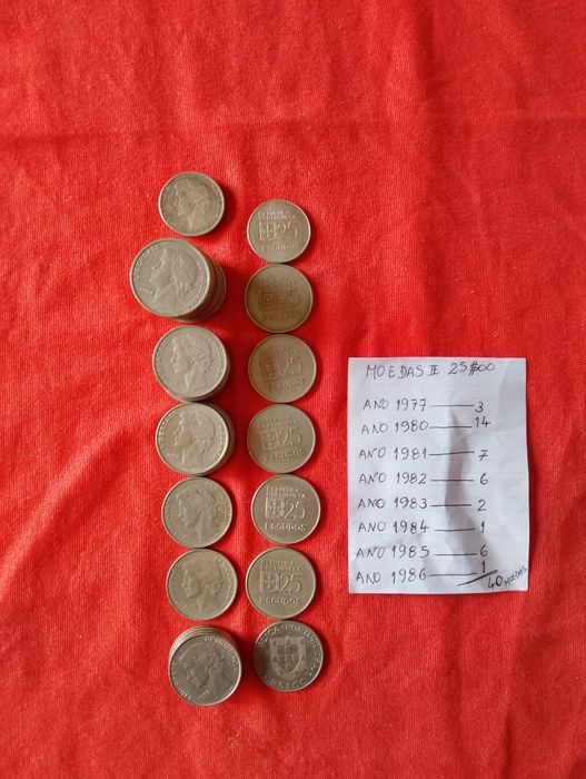 Moedas de 25 escudos
