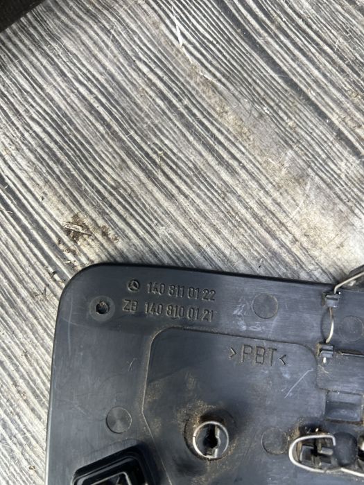 Дзеркальний елемент/дзеркало ліва Mercedes Benz W140 підігрів/затемнен