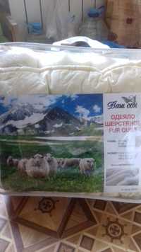 Одеяло новое на овчине