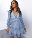 Sukienka/ blue/ niebieska/ boho/ babyblu/ lekka /letnia /