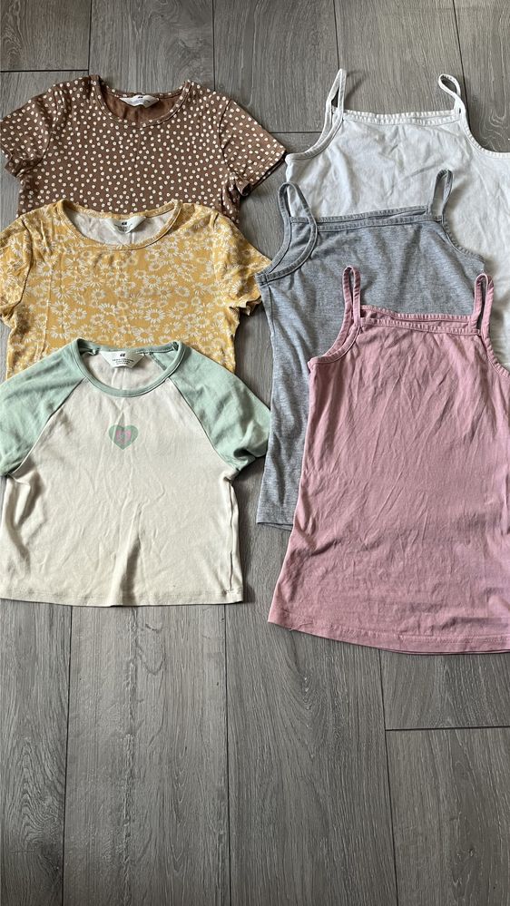 Top h&m zestaw dla dziewczynki