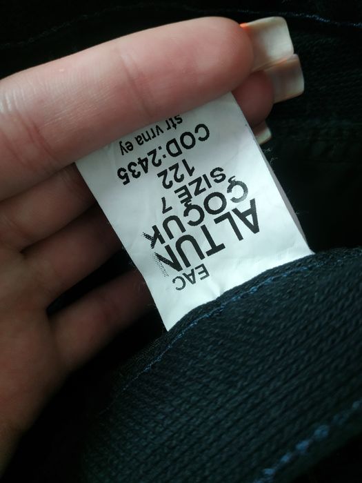 Хлопчачі штани на ріст 122 темно-синього кольору