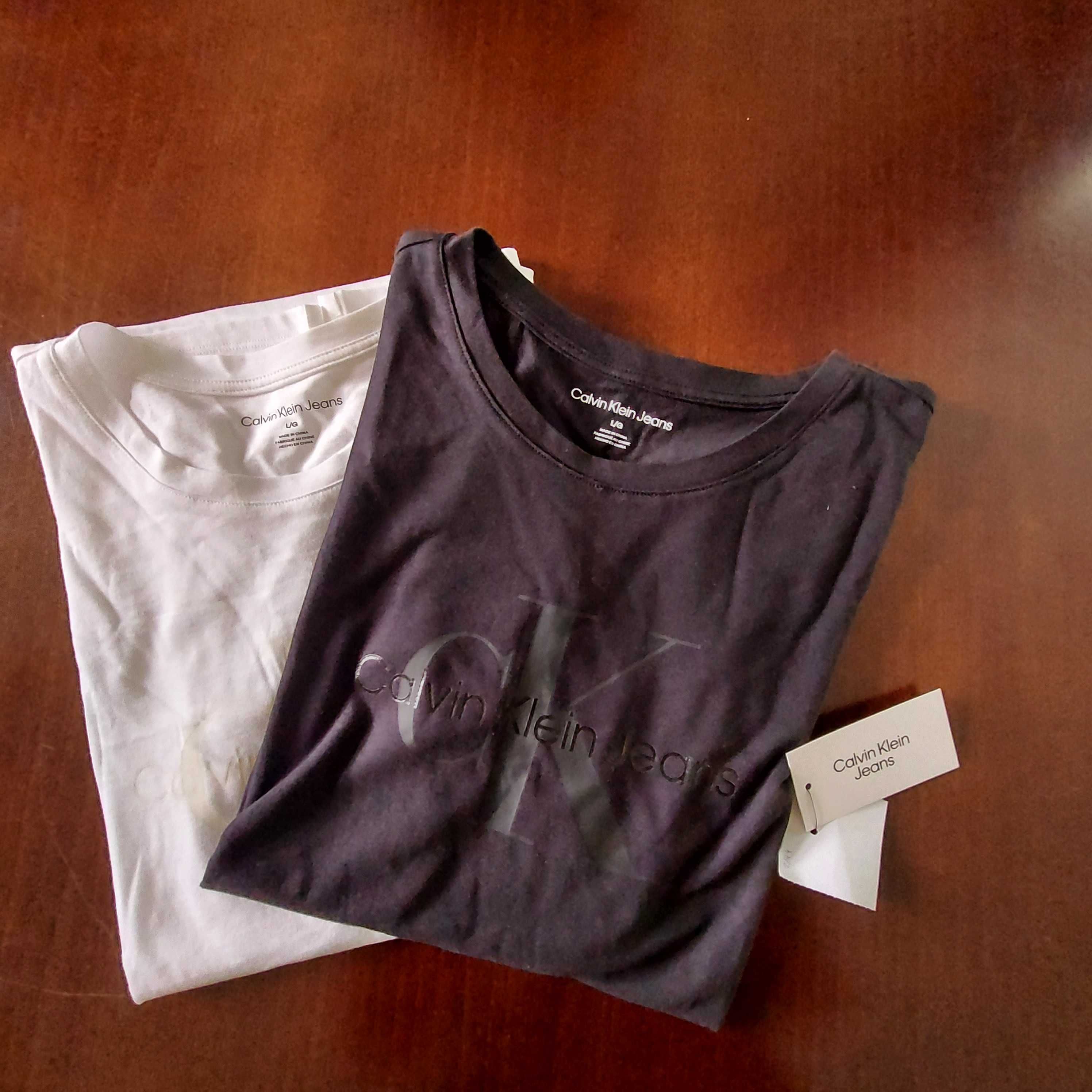 Calvin Klein Jeans oryginalna koszulka t-shirt L z USA