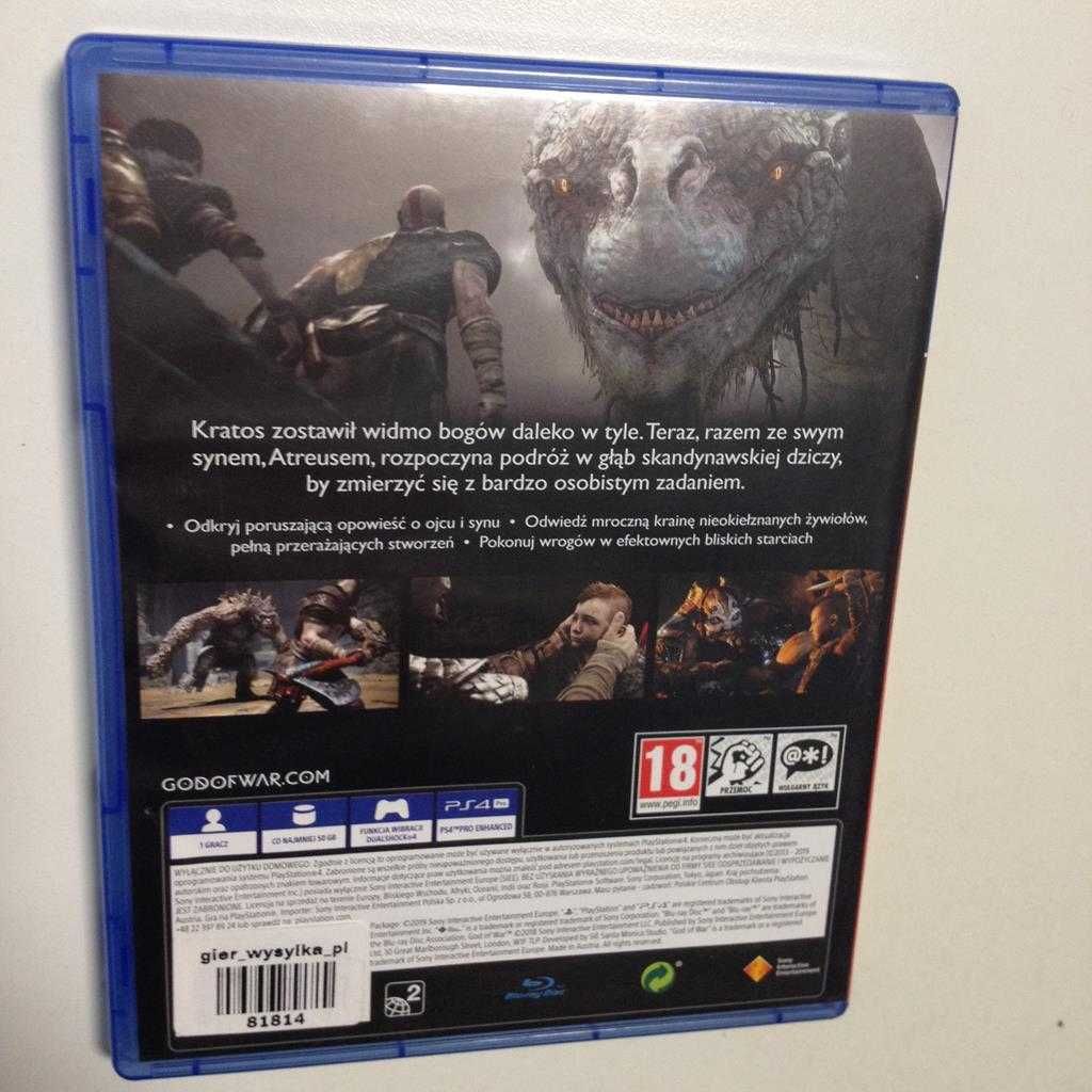 God of War PlayStation 4 PS4 PL Sklep W-wa Ursynów