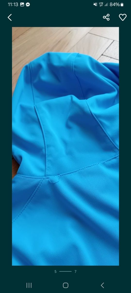 Kurtka softshell z kapturem chłopięca Quechua, rozmiar 133/142