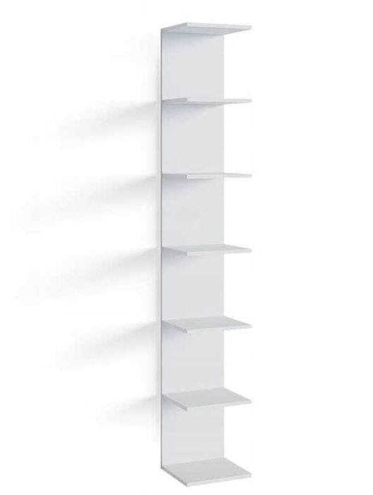 Regał OK-LIVING VICCO 30 cm x 190 cm x 28 cm biały 7 PÓŁEK