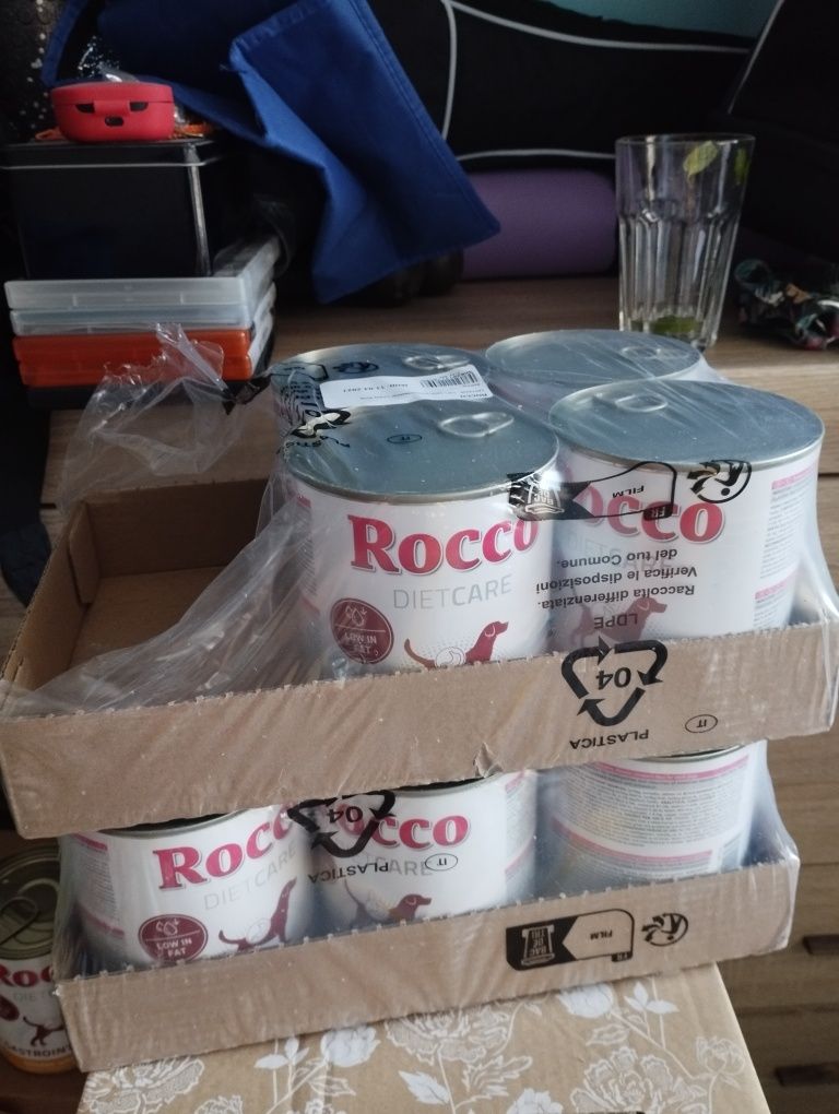 10 x 800 gram mokra karma Rocco gastrointestinal  monobiałkowa
