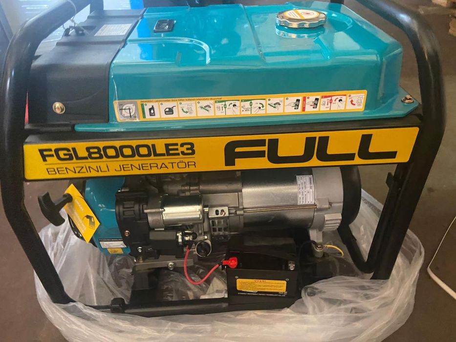 Генератор 6.5 квт ( 3 фазный, однтфазный)производитель турция новый