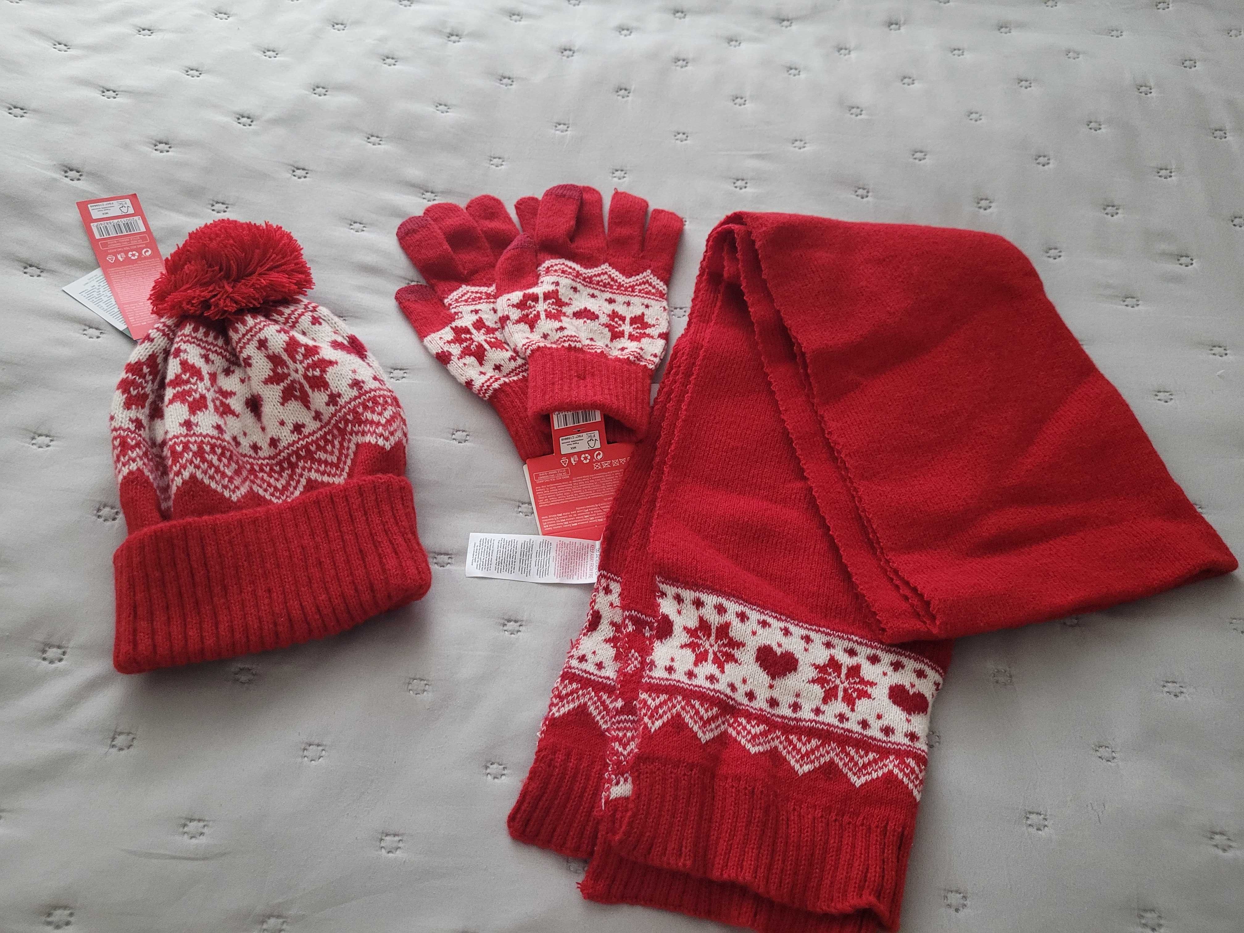 Czapka, szalik, rękawiczki
